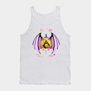 Lesbian Pride Dice (Adventure loot) Tank Top